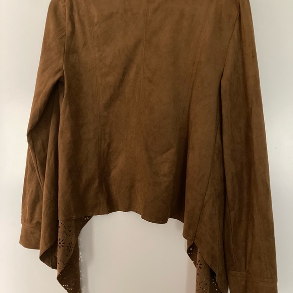 American Rag Cie Laser Cut Faux Suede Jacket - Picture 7 of 10